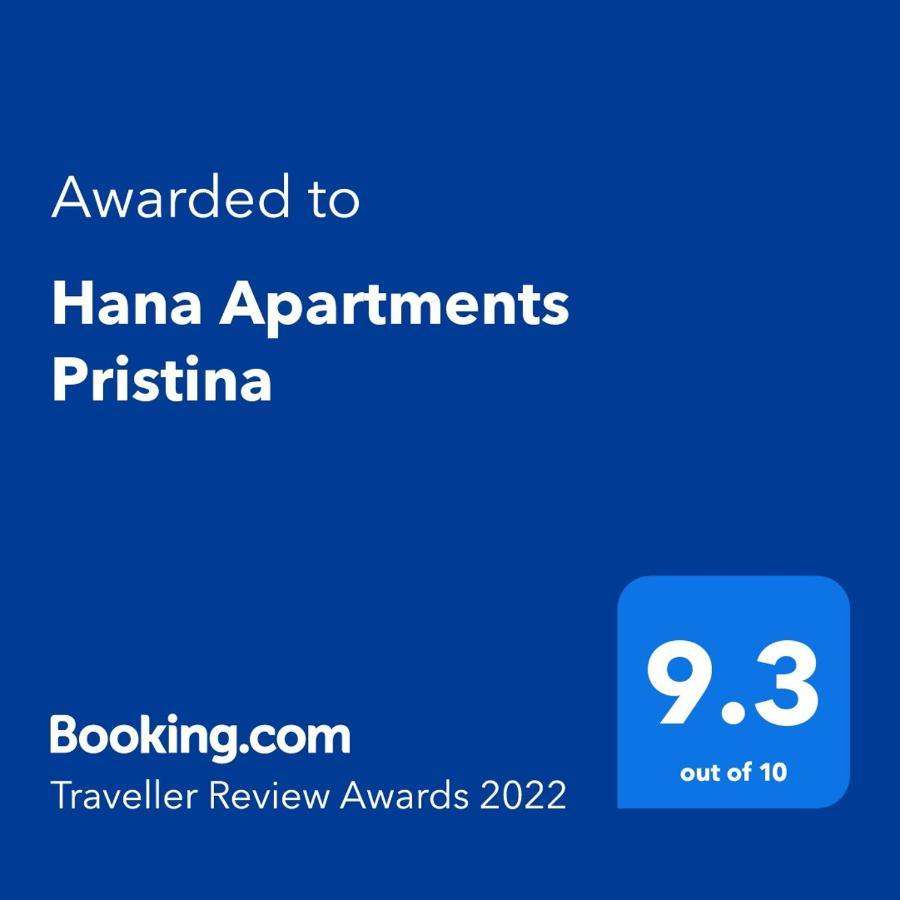 Hana Apartments Prishtina Priştine Dış mekan fotoğraf